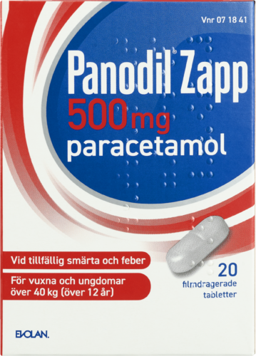 Panodil Zapp 500 mg