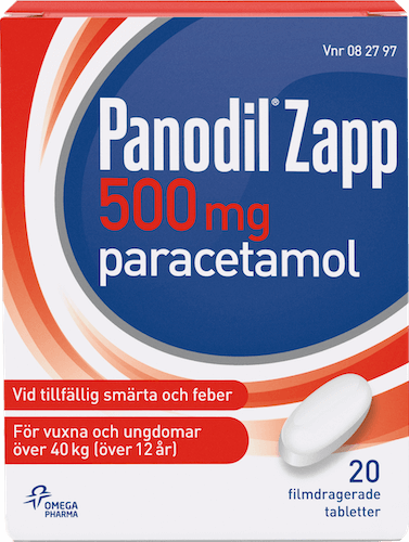 Panodil Zapp 500 mg