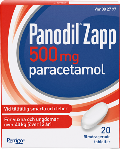 Panodil Zapp 500 mg